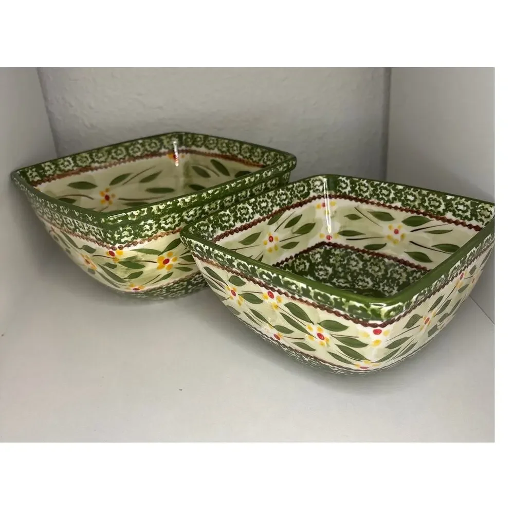 Temp-tations Ovenware by Tara, 2 Old World Green 6